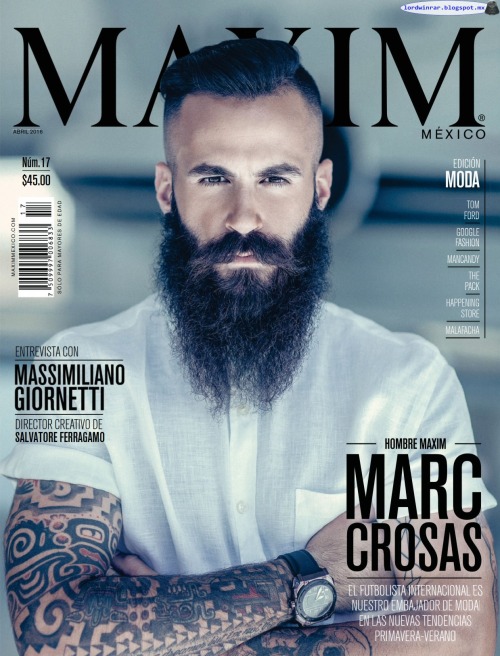   Maxim Mexico 2016 Abril (29 Fotos HQ)Maxim Mexico 2016 Abril. Vive un encuentro clandestino en el Western Hotel. Ve las fotos del Hombre Maxim Marc Crosas, embajador de la moda Maxim en las nuevas tendencias primavera-verano.Ver todas las fotos Â» 