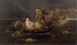 José Benlliure y Gil | The Barque of Charon, (1919)