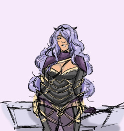 sketchykam:  wasnt feelin too good today, so here’s a camilla