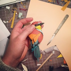 instagram:  Creating 3-D Characters From Paper and Scalpel with