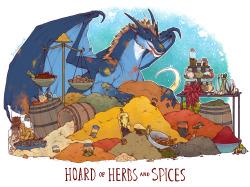 iguanamouth:  UNUSUAL HOARD commission for terry of their spice