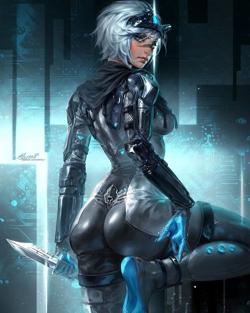 scifiseries:  Cyberpunk Eula