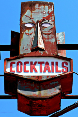 sailorgil:  “ Tiki Cocktails "   …   Sign at