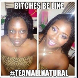 This is why I don’t condone anything #fake aka #weave #eyelashes