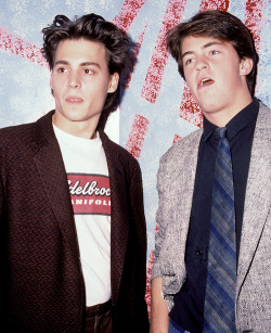 centrlperk:Johnny Depp & Matthew Perry