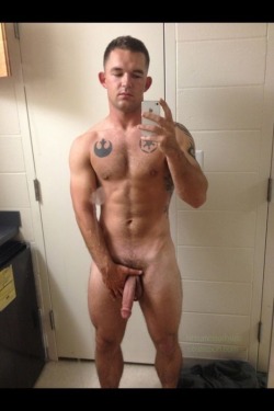 jacktwister:  He’s a 23 year old Marine HOTTIE stationed at