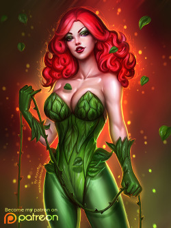 Poison Ivy bikini optional on Patreon by AyyaSap 