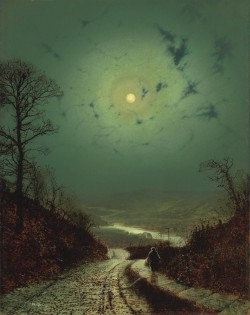 literarypancakes:   John Atkinson Grimshaw (1836-1893) was a Victorian-era