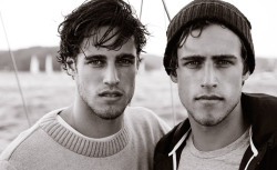 malemodelscene:  Jordan & Zac Stenmark for Mr. Porter  