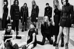 criwes:  Alexander Wang FW15 campaign Alice Glass, dance duo