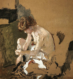 bofransson:  Édouard Vuillard (1868-1940)  Modèle ôtant ses