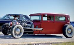 rebelrouserhotrods:  ‘29 Ford Model A in the staging lane at