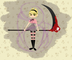 toytowns: in my comic Mandy had a scythe that was powered by