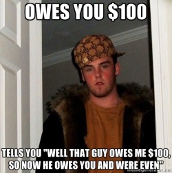 memeguy-com:  Most bullshit move when someone owes you money