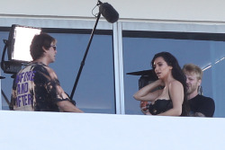 kuwkimye:  Kim & Jonathan filming in Miami, Florida - September