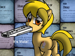 ask-gamer-pony: askbananaswit: It’s Viola! Don’t forgot to