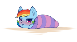 evehlyart:  Have a lil’ 15min doodle of Dash in a sock.  Hnnnng