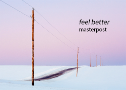 art-res:  martinsassman:  a masterpost to help you feel better