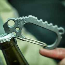 ansoknives:  The Anso titanium Carabiner V.3 is now back in stock!