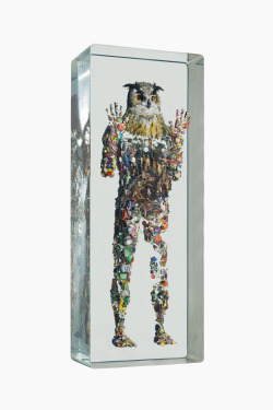 supersonicart:  Dustin Yellin’s Layer by Layer Sculptures.