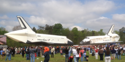 angrysublimewitch: Space Shuttle Enterprise OV-101 meets Space