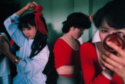old-vietnam:  VIETNAM. Hanoi. 1989. Backstage beauty contest