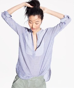 koreanmodel:  Park Jihye for Jcrew 2014 collection