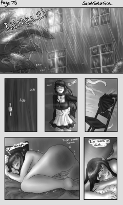 sarahsalanica:  Page 75 of Can(’t) Buy Love! Ohhhh atmosphereeeee! Ohhhhh rainnnn! Ohhhh ouch Sal got another spanking…. Off screen of course x . Page 74! Page 76! (due Tuesday) To read the entire comic from the start, click here! . Please like, reblog