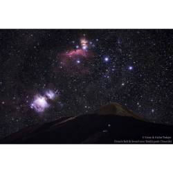 Orion’s Belt and Sword over Teide’s Peak #nasa #apod