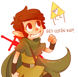 elentori-art:  It’s dangerous to go alone! 