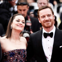 :   Michael Fassbender and Marion Cotillard attend the ‘Macbeth’