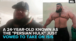 micdotcom:  Watch: Meet the 24-year-old Iranian Hulk who’s