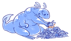 alicechrosnyart:   Big n’ small, Friends n’ all  Floody’s