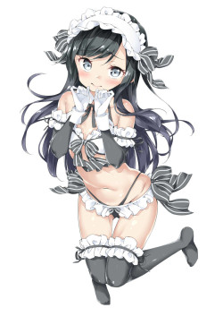 asashio (kantai collection) drawn by ebifurya - Danbooru