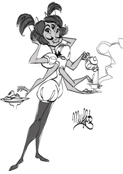 dgeorgecox:  Quick doodle of Muffet!   muffen~ <3