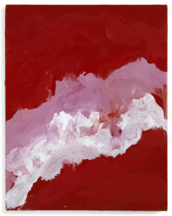 contemporary-art-blog:  ​Mary Heilmann, Surf Study (Red Break),