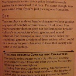 D&D 5th edition player’s handbook about choosing your