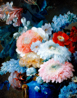 arsantiquis:  Vase of Flowers and Conch Shell (detail), Anne