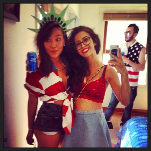 #selfiesforamerica #babesofjuly #imadeoutwithmisslibertyhere