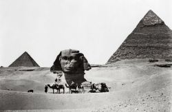 archaeoart: The Sphinx, Giza, Egypt, date unknown.