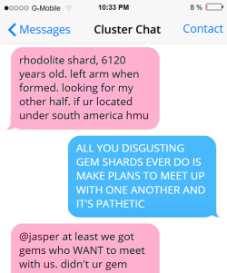 textsbetweengems:  Can someone please call Jasper an ambulance