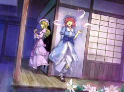 akira-europe:  jinyuan712 saigyouji yuyuko touhou yakumo yukari