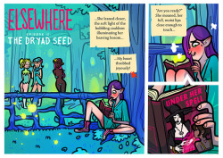 THE DRYAD SEED: PAGE 1A new story begins - A young Delidah sits