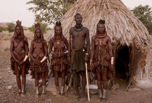 Namibian Himba people, by Georges Courreges.