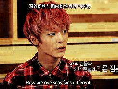 byunghwan:   L.Joe explaining the difference between Korean and