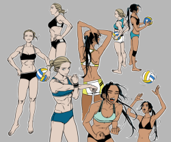 jinamong:   beach volleyball girls   < |D’‘