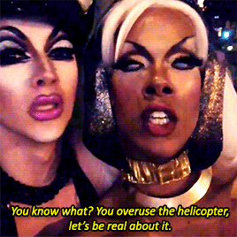 sofast–somaybe:  Season 8â€²s Dax Exclamationpoint with her drag daughter Violet Chachki! (x) 