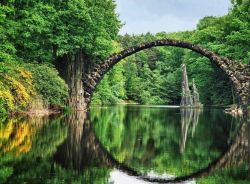 odditiesoflife:   Devil’s Bridge Kromlauer Park is a gothic