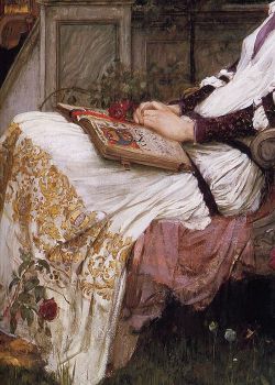 umla:  (via (2) Saint Cecilia by John William Waterhouse, 1895