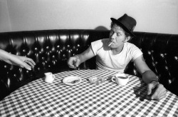luisbaezaphoto: Tom Waits at the Limbo Lounge Diner in San Francisco